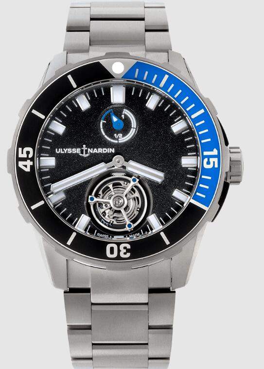 Ulysse Nardin Diver Chronometer Tourbillon Titanium 1283-170LE-7M/92-J.1 Replica Watch